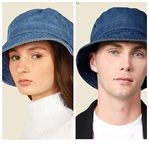 NWOT Unisex Man Woman Denim Bucket Hat